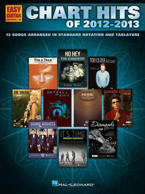 cover image of Chart Hits of 2012-2013 Songbook